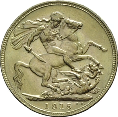 Moneda Soberano de Oro 1915 Jorge V (M)