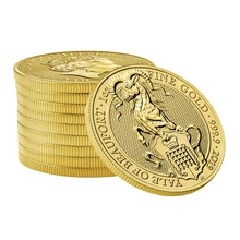 Moneda Bestias de la Reina El Eale de Beaufort de Oro de 1 oz 2019