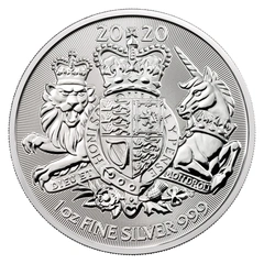 Moneda Escudo de Armas Real de Plata de 1 oz 2020