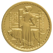 Moneda Britannia de Oro de 1/4 oz Proof 2001