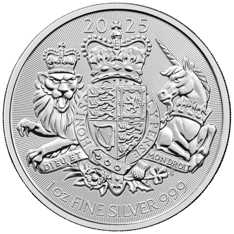 Moneda Escudo de Armas de Plata de 1 oz 2025