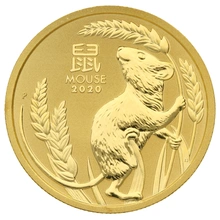Perth Mint 1/2 oz de Oro - 2020 Año del Ratón