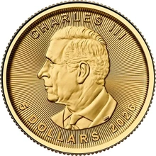 Maple Leaf Canadiense de 1/10 oz de Oro 2026