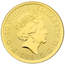 Moneda Britannia de Oro de 1/2 oz 2021