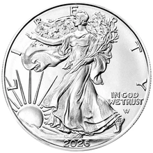 Moneda American Eagle de Plata de 1 oz 2026