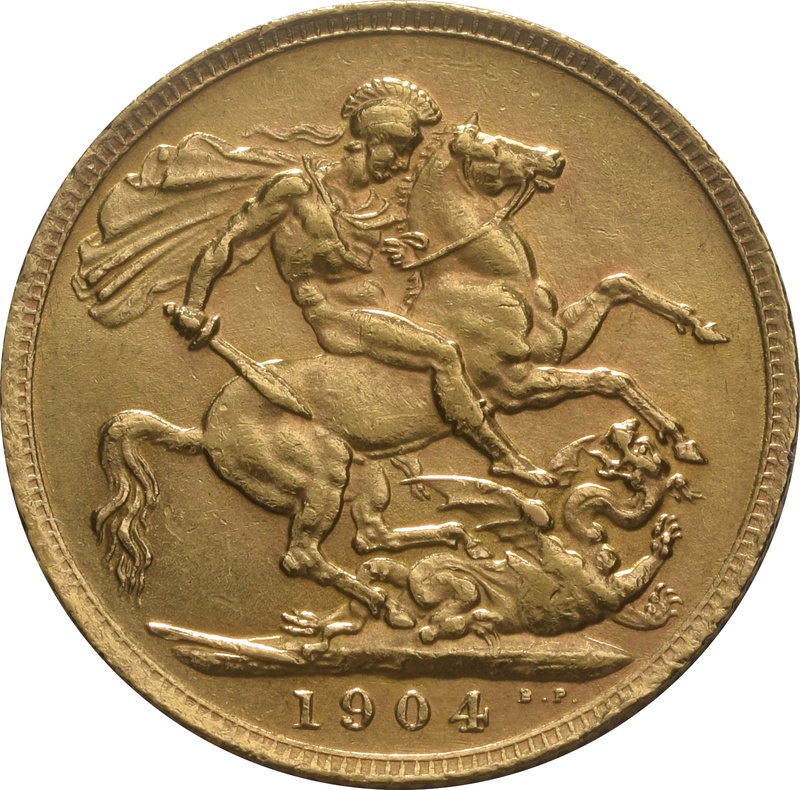 Soberano de Oro 1904 - Eduardo VII (L)