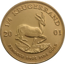 Krugerrand de 1/4oz de Oro 2001