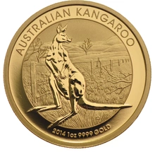 Moneda Nugget Australiano do Oro de 1 oz 2014
