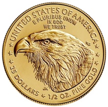 Águila Estadounidense de 1/2oz de Oro 2022
