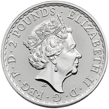 Moneda Britannia de Plata de 1 oz (Borde Oriental) 2019