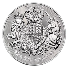 Moneda Escudo de Armas de Plata de 10 oz 2020