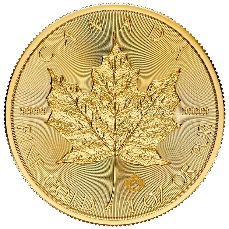 Maple Leaf Canadiense de 1 oz de Oro 2025