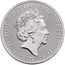 Galgo Blanco de Richmond de 1 oz de Platino 2022