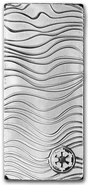 Moneda de Plata Rectangular de 1 oz - Guerra de las Galaxias™ Mandalorian Beskar