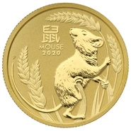 Perth Mint 1/4 oz de Oro - 2020 Año del Ratón
