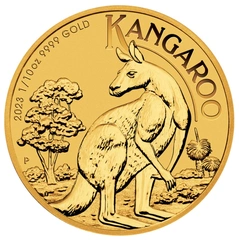 Moneda Canguro Australiano de Oro de 1/10 oz 2023
