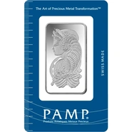 Lingote de Plata de 50 g PAMP