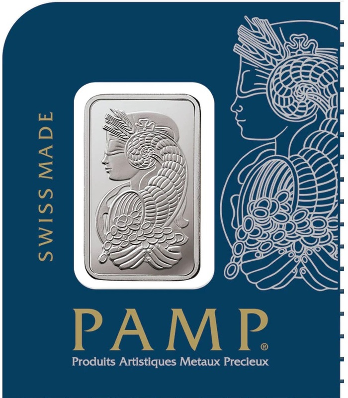 PAMP 1 Gram Platinum Bar Multicard