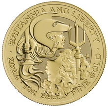 Moneda Britannia y Libertad de Oro de 1 oz 2024