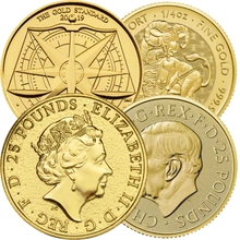 Moneda de Oro 1/4 oz Serie Lunar/Bestias de la Reina/Estándar