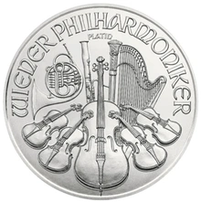 Moneda Filarmónica Viena de de Platino 1 oz 2022