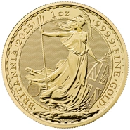 Moneda Britannia de Oro de 1 oz 2025