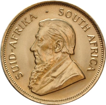 Moneda Krugerrand de 1/2 oz de Oro 1985