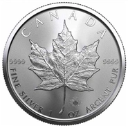 Maple Leaf Canadiense de 1 oz de Plata 2023