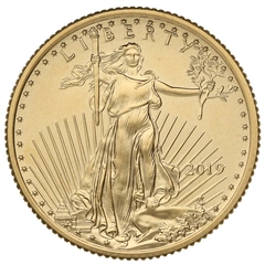 Moneda American Eagle de Oro de 1/4 oz 2019