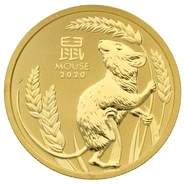 Perth Mint 1/2 oz de Oro - 2020 Año del Ratón
