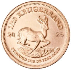 Moneda Krugerrand de 1/10 oz de Oro 2025