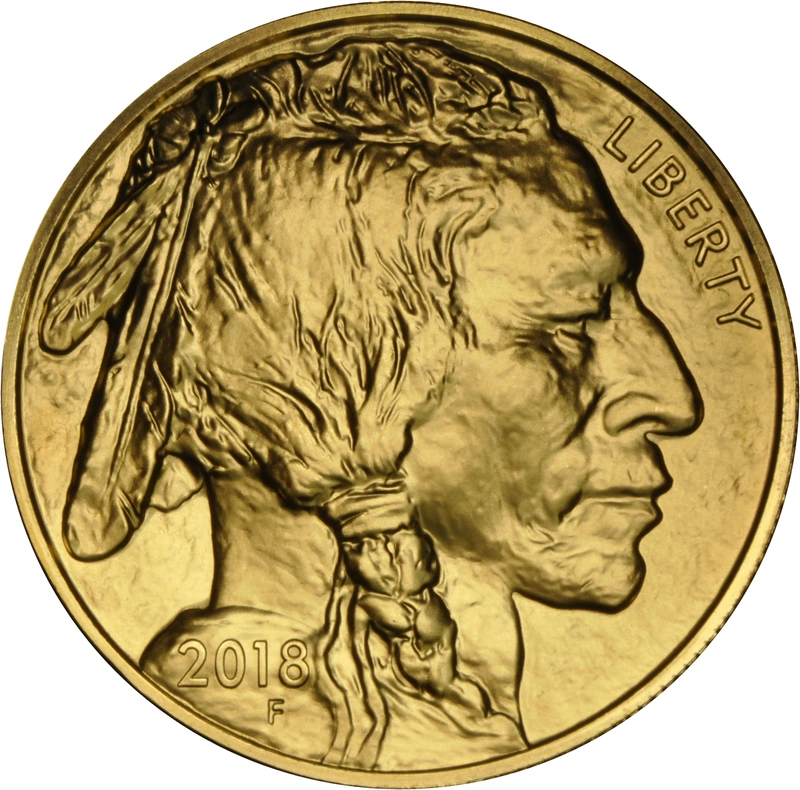 Moneda Búfalo Americano de Oro de 1 oz 2018
