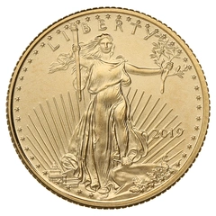 Moneda American Eagle de Oro de 1/10 oz 2019