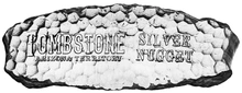 Barra de Plata de 10 oz Scottsdale Tombstone Nugget