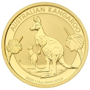 Moneda Canguro Australiano de Oro de 1/2 oz 2020