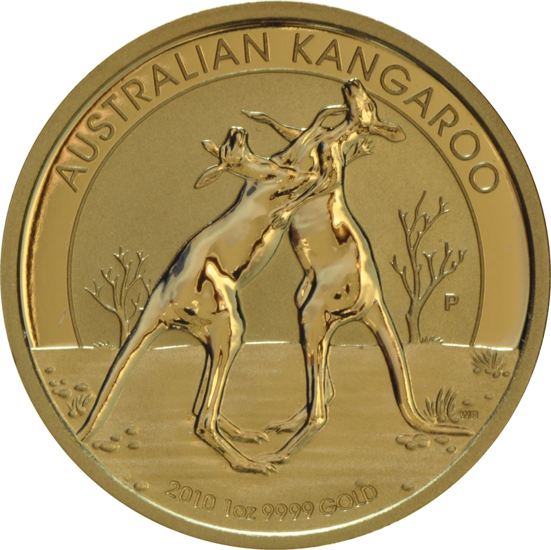 Moneda Nugget Australiano do Oro de 1 oz 2010