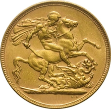 Moneda Soberano de Oro Victoria Velada en Cajita de Regalo