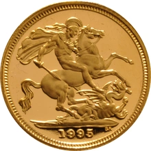 Moneda Medio Soberano de Oro Grado B