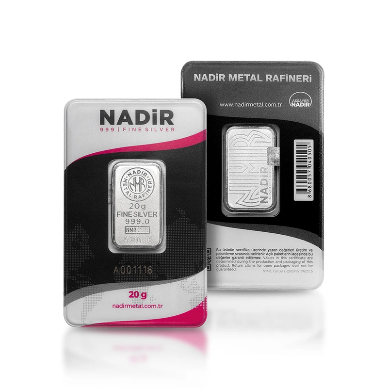Lingote de Plata de 20 g Nadir