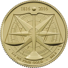 Royal Mint Patrón de 1/4 oz de Oro 2016