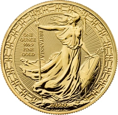 Moneda Britannia de Oro de 1 oz 2020 Borde Oriental