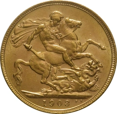 Moneda Soberano de Oro 1903 Eduardo VII (L)