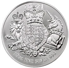 Moneda Escudo de Armas de Plata de 10 oz 2021