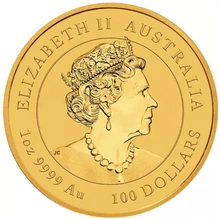 Moneda Perth Mint Calendario Lunar de Oro de 1 oz 2022 Año del Tigre