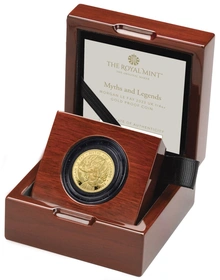 Moneda Mitos y Leyendas Morgana Proof de Oro de 1 oz 2024