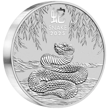 Moneda de Plata de 1 kg do Año de la Serpiente 2025