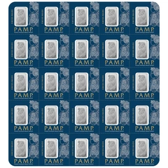 Paquete PAMP MultiGram 25x1 g de Platino PAMP