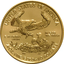 Moneda American Eagle de Oro de 1/4 oz 2017
