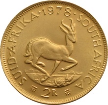 Moneda de 2 Rand de Sudáfrica