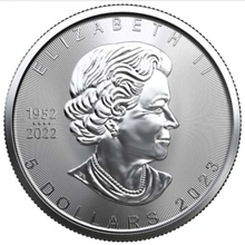 Maple Leaf Canadiense de 1 oz de Plata 2023